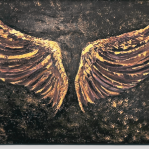 “Angel Wings” acrilico sobre lienzo 101.6 x 152.4cm