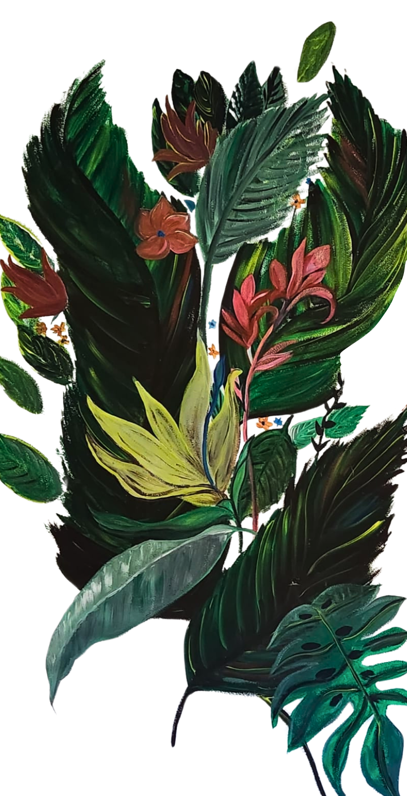 The Jungle <br>100x80 inches size on Canvas<br> Original