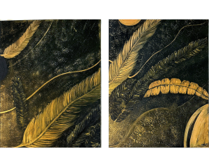 "Golden Fields" Acrilico sobre lienzo 60.96 x 76.2cm