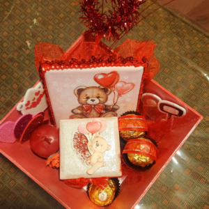 Cute Bear & Candy Box With Chocolate