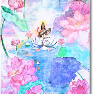 "Saraswati" Acrilico sobre lienzo 150 x 122cm
