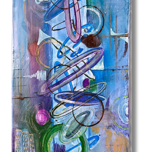 "Journey" Acrilico sobre lienzo 50.8 x 25.4cm