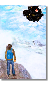 "Look Beyond"   Acrilico sobre lienzo 91 x 60.5cm