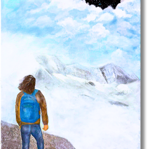 "Look Beyond"   Acrilico sobre lienzo 91 x 60.5cm