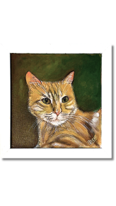 "Perejil de cat"   Acrilico sobre lienzo 35 x 35cm