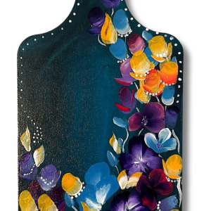 Paletita de Madera (azul) Acrilico sobre madera