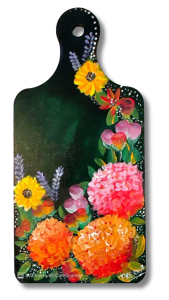 Paletita de Madera (rosa)   Acrilico sobre madera