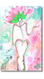 "Be The Flower" Acrilico sobre lienzo 91 x 60.5cm