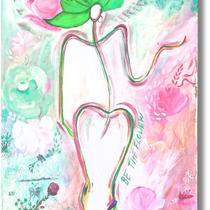 "Be The Flower" Acrilico sobre lienzo 91 x 60.5cm