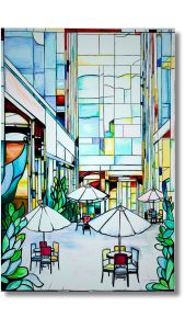 "El Corazón de Brecha"   Acrilico sobre lienzo 101 x 151cm