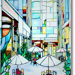 "El Corazón de Brecha"   Acrilico sobre lienzo 101 x 151cm