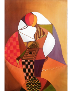 "Twin Flames" Pinturas de aceite sobre lienzo