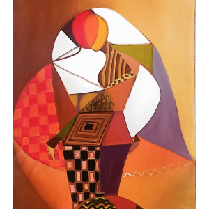 "Twin Flames" Pinturas de aceite sobre lienzo