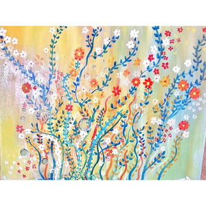 "Bubbles" Acrilico sobre lienzo