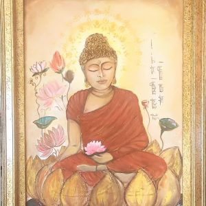 "Spiritual Escence"<br> 96 x 45.72cm <br> Acrilico sobre lienzo